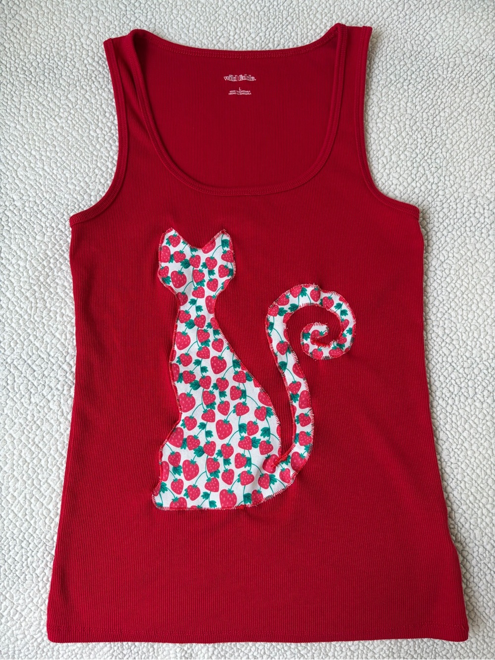 Wild Fable Upcycled Red Tank Top
